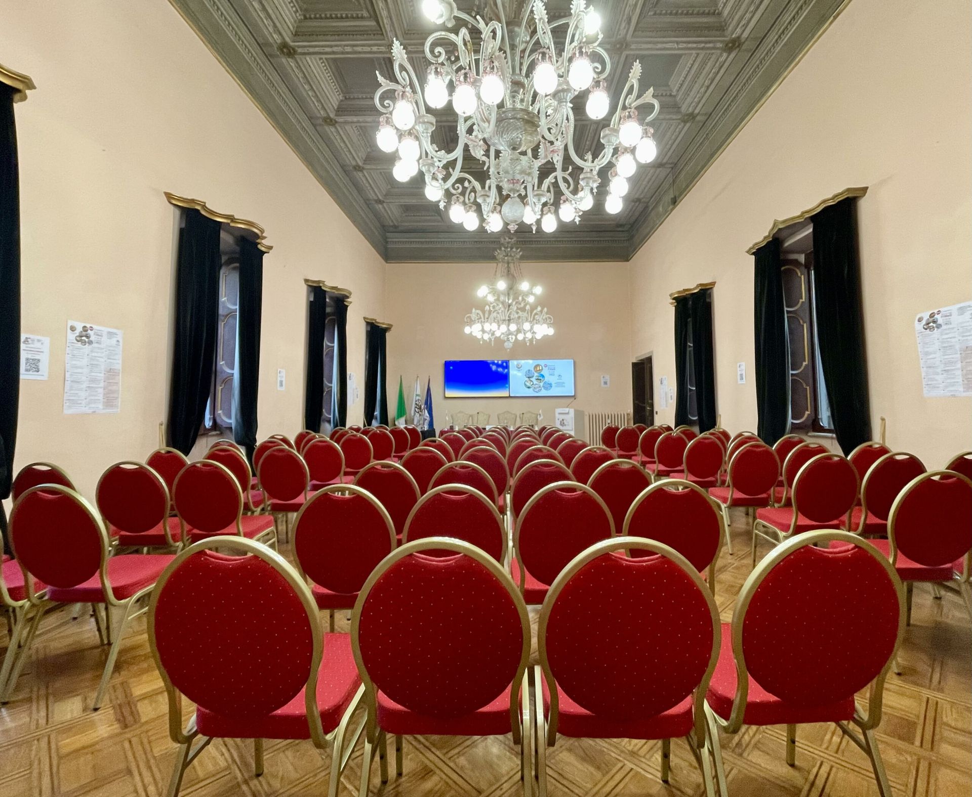 Salone del Trono – allestimento